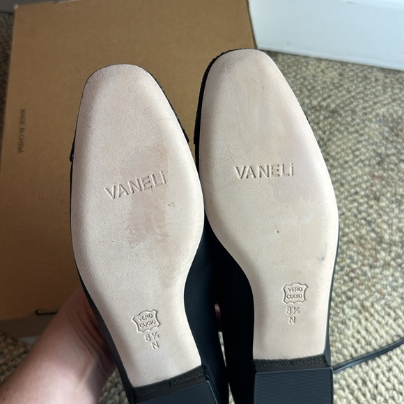 NWT - VANELi Fc-313 Ballet Flats, Black Nappa/Black Squama Print Tip, 8.5 🖤🖤 - Picture 12 of 16